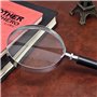 Retoo Grande loupe de Lecture en Verre pour Livres scientifiques journaux Lecture Insectes Passe-Temps Observation de qualité su