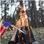 Retoo Chalumeau de Cuisine Briquet Chalumeau Rechargeable avec Verrouillage de Sécurité et Flamme Réglable Cuisson Barbecue Pâti