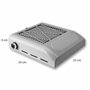 Retoo Aspirateur à ongles - Aspirateur professionnel pour salon de manucure et maison - 80 W - Puissant aspirateur pour manucure