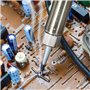 Retoo Bobine d'étain à souder avec flux - 50 g - 1 mm - Avec soudure sans plomb et noyau de colophane Sn99 Cu0,7 - Pour bricolag