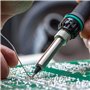 Retoo Bobine d'étain à souder avec flux - 50 g - 1 mm - Avec soudure sans plomb et noyau de colophane Sn99 Cu0,7 - Pour bricolag