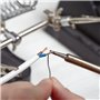 Retoo Bobine d'étain à souder avec flux - 50 g - 1 mm - Avec soudure sans plomb et noyau de colophane Sn99 Cu0,7 - Pour bricolag