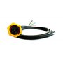 MelTruck® Lot de 2 connecteurs à baïonnette 6 broches 1 m pour feux arrière de remorque