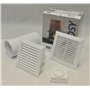 Ventilateur à turbine 4-en-1 pour distribution d’air chaud + thermostat + accessoires