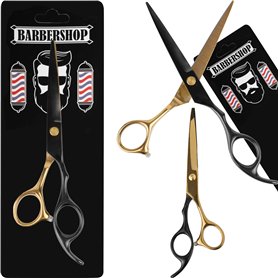Barber Shop Ciseaux de coiffeur extra tranchants pour des coupes de cheveux parfaites en acier inoxydable 6" aiguisés à la main