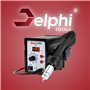 Delphi Tools Station de soudage 858D - Kit de fer à souder - Station de soudage et de soudage en plastique professionnel - Kit d
