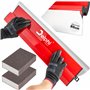 DELPHI Spatule de surface 80 cm/800 mm Lame interchangeable en acier inoxydable 0