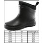 Realpaks Bottes Courtes pour Hommes ETBM-11 VS8 - Bottes en Caoutchouc pour Hommes - Bottines pour Hommes Noir_43