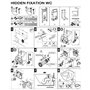 VBChome Cuvette Suspendue WC Suspendu Blanc Sans Rebord en Céramique avec Couvercle de Toilette en Thermodurcissable, Abaissemen