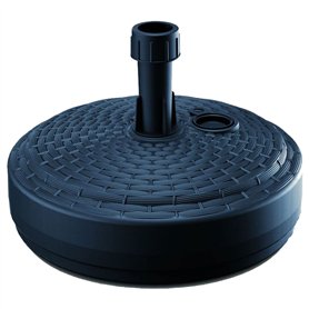 Base de parasol en polyéthylène de 18 kg 39 x 39 x 13 cm couleur anthracite