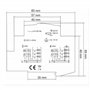 Miratic Programmateur Electrique d'Escalier pour Installation 3 ou 4 fils1 Module pour Rail DIN TH-35mm Minuterie pour Eclairage