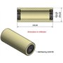 LASANA SMART MACHINES Lot de 4 roulettes avec roulement à billes - Nylon et polyamide Roulettes pour transpalettes - Roues de le