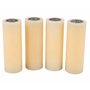 LASANA SMART MACHINES Lot de 4 roulettes avec roulement à billes - Nylon et polyamide Roulettes pour transpalettes - Roues de le