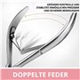 INLAQ® Coupe-cuticules pour manucure et pédicure – Pince à cuticules de précision, ciseaux pour peaux mortes, pince à ongles – L