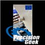 Precisiongeek Moleté Pouce vis/Vis d'épaule acier inoxydable M4 x 10mm - Lot de 10