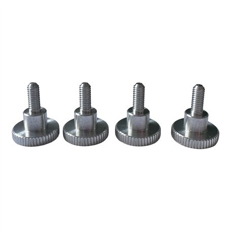 PrecisionGeek Vis moletées M4 x 10 mm