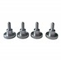 PrecisionGeek Vis moletées M4 x 10 mm