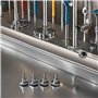 PrecisionGeek Vis moletées M4 x 10 mm, aluminium, 16 mm de diamètre, avec épaule, vis moletées droites DIN 464 M4 x 10 mm (4 piè