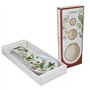 CARMANI - Repose-cuillère, porte-couverts imprimés avec la collection victorienne Granny – Motif fraise sauvage en plastique