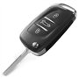 AWPARTS - Coque de clé de voiture - Coque de clé de voiture - Coque de clé de voiture compatible avec Citroën C3 C4 C5 Berlingo
