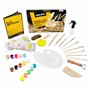 DIBYS Kit de poterie pour enfant et adulte | Set de poterie avec outils de modelage