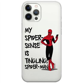 ERT GROUP Coque de téléphone Portable pour Iphone 12/12 Pro Original et sous Licence Officielle Marvel Motif Spider Man 024 Parf