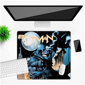 Ert Group Tapis de bureau original et sous licence officielle DC Batman 005 Multicoloured antidérapant 50 x 45 cm