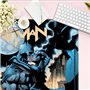Ert Group Tapis de bureau original et sous licence officielle DC Batman 005 Multicoloured antidérapant 50 x 45 cm