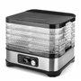 Lehmann Déshydrateur en acier inoxydable 450W | avec régulateur de température 35-70°C | Séchoir pour fruits, champignons, viand