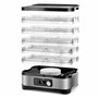 Lehmann Déshydrateur en acier inoxydable 450W | avec régulateur de température 35-70°C | Séchoir pour fruits, champignons, viand