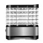 Lehmann Déshydrateur en acier inoxydable 450W | avec régulateur de température 35-70°C | Séchoir pour fruits, champignons, viand