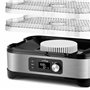 Lehmann Déshydrateur en acier inoxydable 450W | avec régulateur de température 35-70°C | Séchoir pour fruits, champignons, viand
