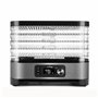 Lehmann Déshydrateur en acier inoxydable 450W | avec régulateur de température 35-70°C | Séchoir pour fruits, champignons, viand