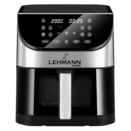 Lehmann Friteuse à air chaud 6L avec 10 programmes de cuisson
