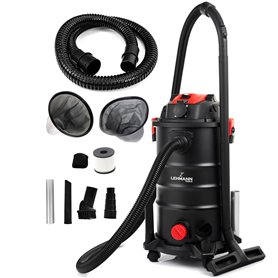 LEHMANN Aspirateur Eau/poussière avec réservoir de 30L