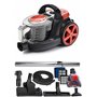 LEHMANN LHOCV-8025 Aspirateur sans Sac Efficace 4000 Aspirateur cyclonique sans Sac avec Système HEPA Double Filtre, Brosse Turb