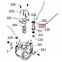 Tuyau de raccordement pour machines à café compatible avec Philips Saeco LatteGo Latte Go EP Series GranAroma
