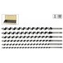 Sthor 22466 Lot de 6 mèches à bois ajustables 10–20 x 460 mm