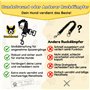 Hundefreund Amortisseur de Choc pour Chien | L'extension de 30cm pour Toutes Les laisses de Chiens avec Sangle élastique