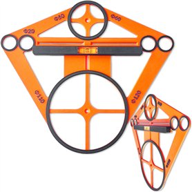 Pochoir de pochoir pour trous de carrelage