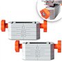 2 x support de nivellement pour plafond suspendu Short Grip profil CD60 ES cintre cloison sèche