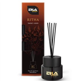 ERLA Bâtonnets Parfumés 'Smokey Asher' 100 ml - Bâtonnets Parfumés pour la Maison - Rafraîchisseur d'air avec une Senteur de Pat