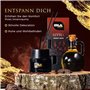 ERLA Bâtonnets Parfumés 'Smokey Asher' 100 ml - Bâtonnets Parfumés pour la Maison - Rafraîchisseur d'air avec une Senteur de Pat