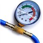 Cool5 Kit de réparation de climatisation d'été Full Kit AC 5 en 1 (R134a & R12 gaz de rechange) avec tuyau de mesure - Pour voit