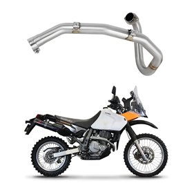 DOMINATOR Collecteur d'échappement compatible avec DR 650SE 1997-2009