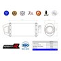 DOMINATOR Ligne complète d'échappement Collecteur Silencieux HP3 NOIR compatible avec MT 125 2021-2022