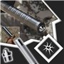 Retoo Pelle pliante multifonctionnelle équipement de survie pour camping, jardin, randonnée, alpinisme, pelle à neige, bord de s