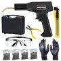Retoo Poste à souder en plastique 50 W, kit de réparation avec lumière LED, machine à souder pour fissures en plastique, pare-ch