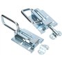 KOTARBAU Verrou de porte 120/12 mm Verrou de porte Verrou à champagne Verrou à ressort Verrou de porte Argent galvanisé
