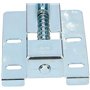 KOTARBAU Verrou de porte 120/12 mm Verrou de porte Verrou à champagne Verrou à ressort Verrou de porte Argent galvanisé